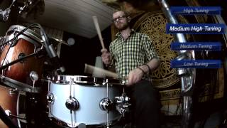 Video thumbnail for 14"x6,5" DW Thin Aluminium Snare Review Test: 3/6 by Tobias Derer