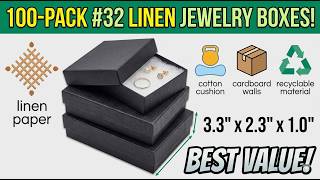 Cardboard Linen Paper Jewelry Boxes #32 Box Review