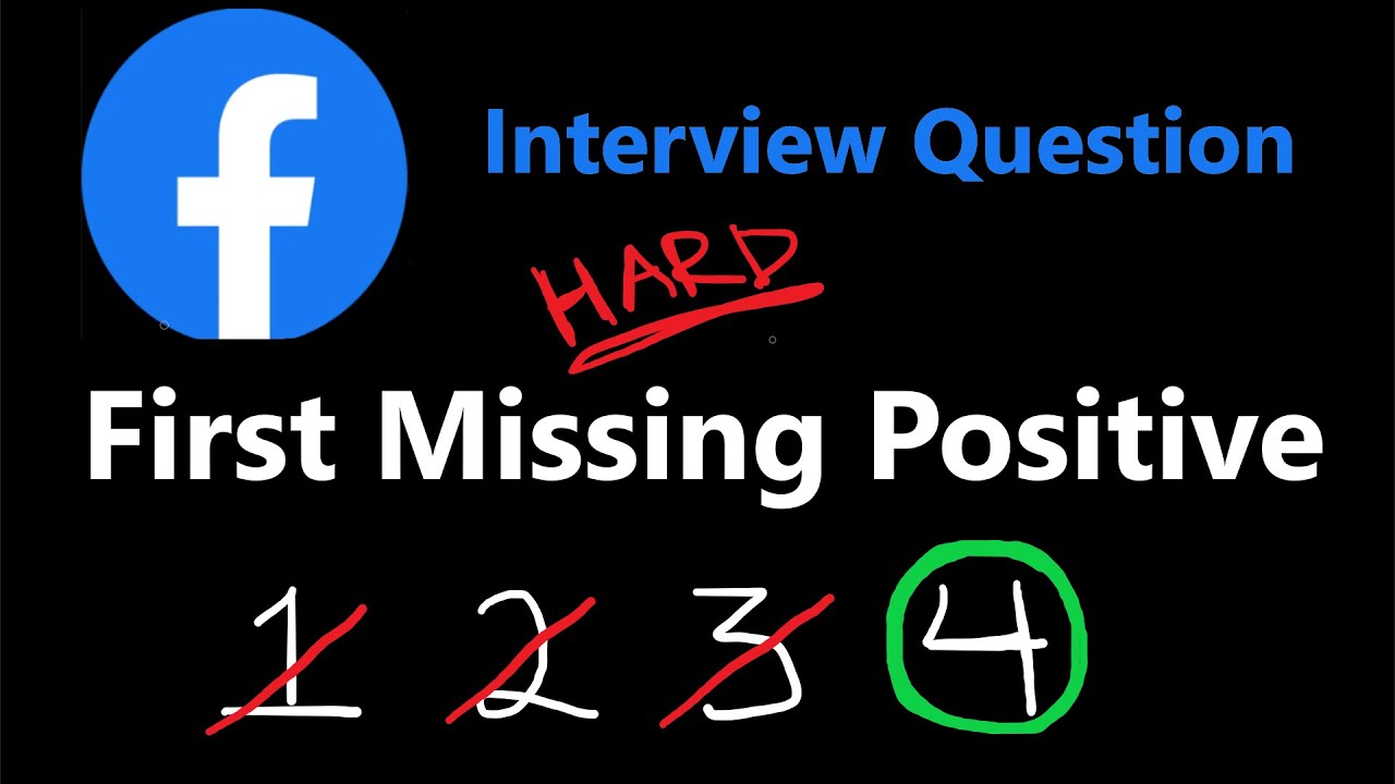 First Missing Positive - Leetcode 41 - Python