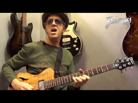 Framus @ NAMM 2013 - Mordy Ferber and his prototype Panthera signature