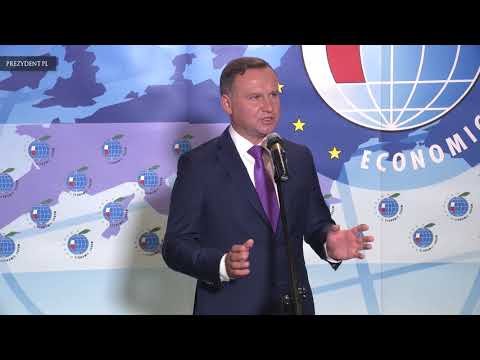 Spotkanie prezydenta Andrzeja Dudy z mediami