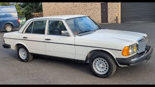 4K Review 1982 Mercedes 300D Walk-around and Test-Drive Video Virtual Test-Drive & Walk-around
