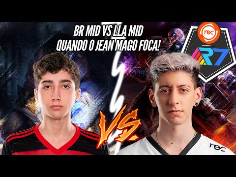 JEAN MAGO VS ENGA, MID BR VS MID DA RAINBOW 7!