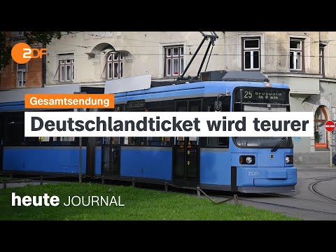 heute journal vom 18.09.25 Deutschlandticket teurer, US-Medien unter Druck, Quanten-Internet