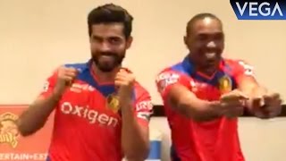 Ravindra Jadeja With Dwayne Bravo Dance On Dj Bravo Champion Song