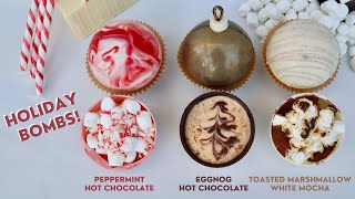 Holiday Hot Chocolate Bombs