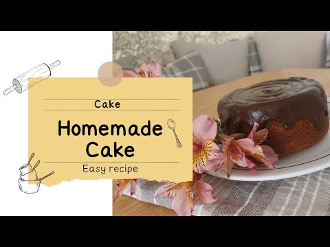 easy cake, easy recipe for homemade cake
