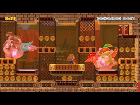 Custom Super Mario 3D World Levels: "Pom Pom's Castle" by, Stan Woods