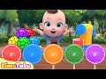 Color Balls Playground Wheels On The Bus Nursery Rhymes Kids Songs Kindergarten LimeAndToys