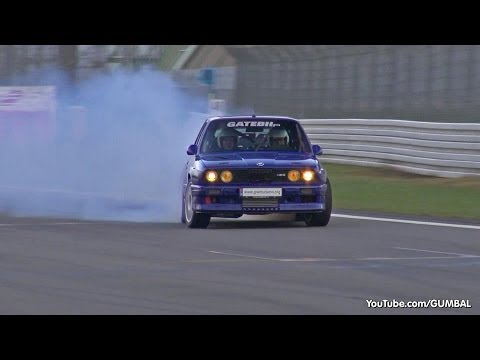 1100HP BMW E30 M3 w/ 2JZ Toyota Supra Engine! - Crazy Drifts!
