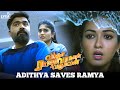 Vantha Rajavathaan Varuven Movie Scene Adithya Saves Ramya Simbu Megha Akash Sundar C