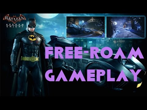 1989 BATMOBILE FREE ROAM! (ARKHAM KNIGHT BATMOBILE)