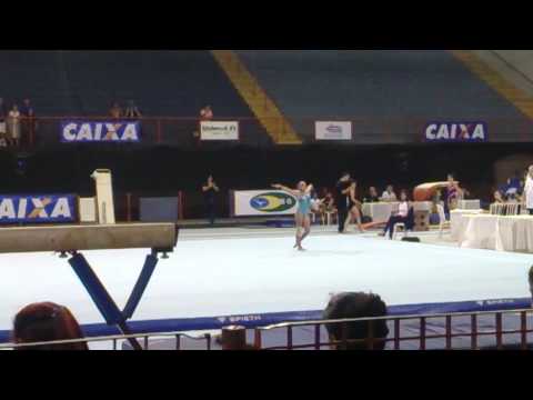 Tamires Veiga - FX TF - Campeonato Brasileiro Juvenil de Ginastica Artistica 2014