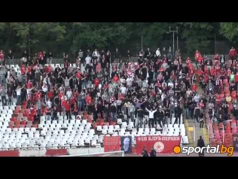 Supporters of CSKA against Pirin