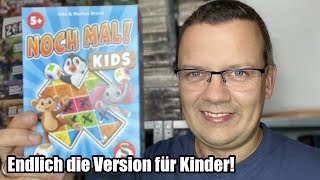 Noch mal! Kids - Teil 1 mit Ablauf und Fazit (Schmidt) - Roll & Write Spiel ab 5 Jahre