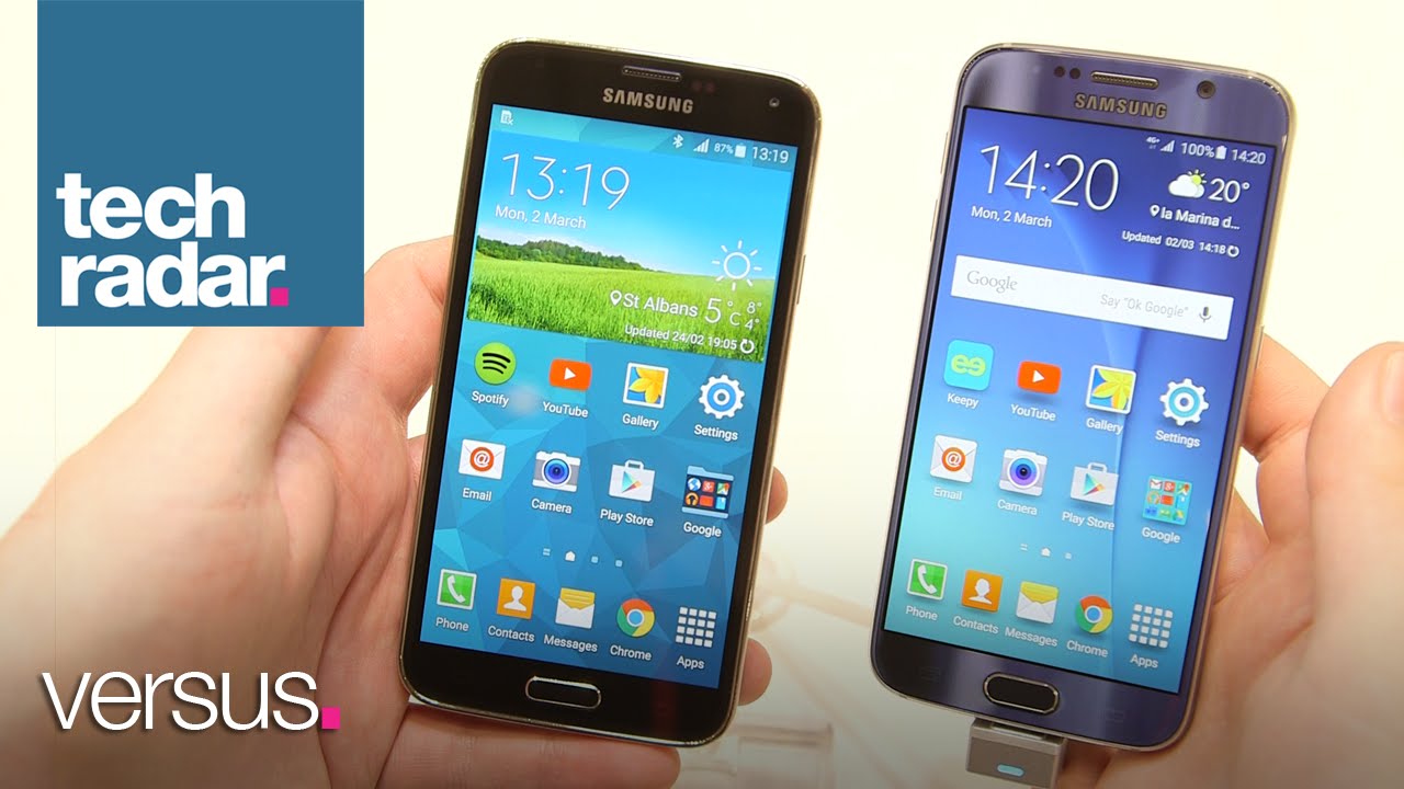 Samsung Galaxy S6 - Speed Comparison vs S5 - YouTube