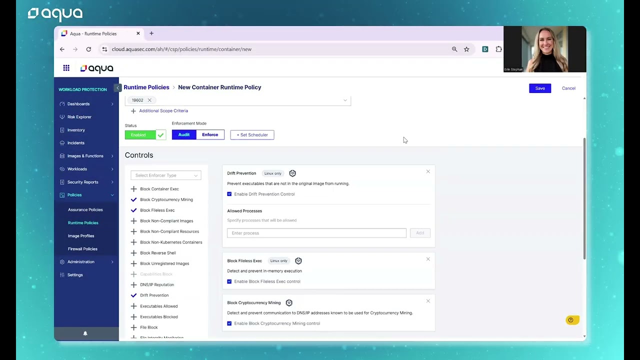Cloud Workload Protection Against Koske AI Malware | Aqua Runtime Security Demo