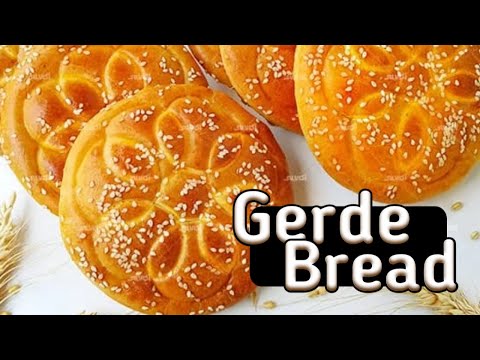 Delicious Iranian bread called Gerde | baking gerde bread video | persian bread