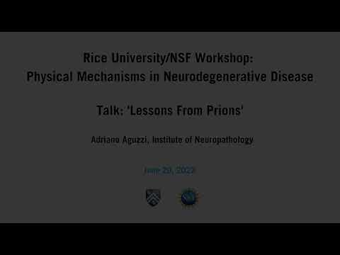 2022 Neurodegenerative Disease Wkshp: Adriano Aguzzi, Institut of Neuropathology