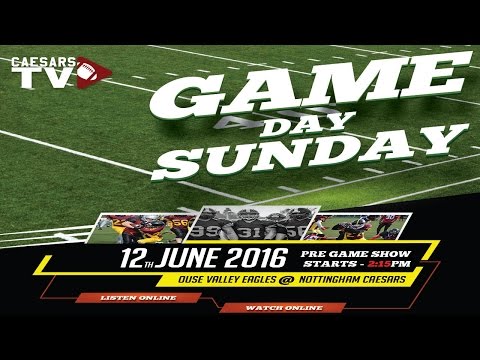 BAFANL MFC1 - Ouse Valley Eagles @ The Nottingham Caesars