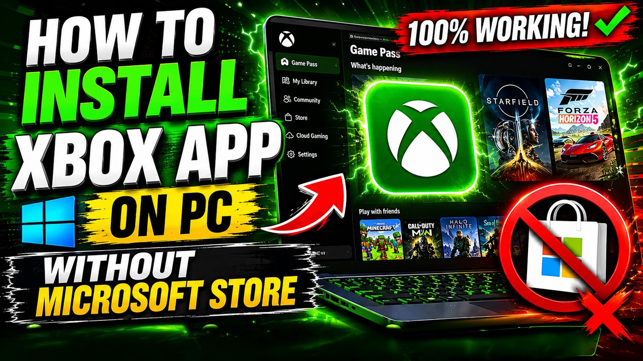 How To Install Xbox App On PC Without Microsoft Store - Tutorial