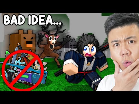 I Survived Without Killing ANYTHING in 99 Nights in the Forest