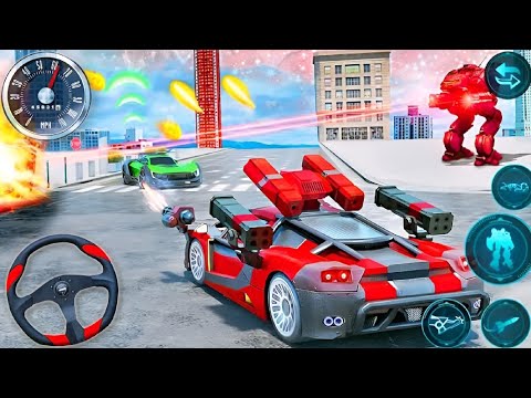 Police Robot Car Transform || US Crime City Cop Simulator || Android gameplay