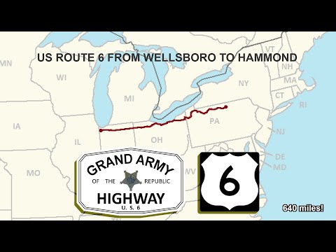 Wellsboro, PA to Hammond, IN: A Complete US Route 6 Road Trip