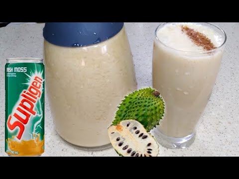 How to Make Soursop and Sea Moss Juice|Jamaican Soursop Juice w/Dark Stout|Sea Moss Soursop Recipe
