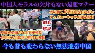 徹底解説！中国人の最悪なマナー！夢の国でモラルに欠けた非常識行為を連発！注意されたらタダじゃ済まさない国民性！