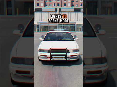 BeamNG Tips & Tricks No.21 🚨 Police Lights! #shorts