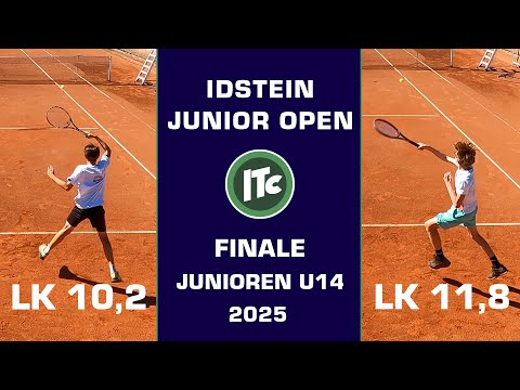 🎾 U14 Finale – Idstein Junior Open 2025 | Jakob (LK 10,2) vs Luca (LK 11,8)