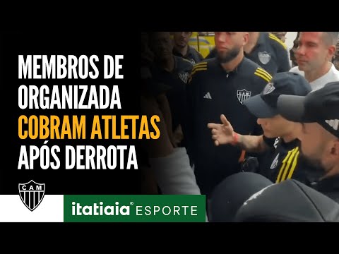 MEMBROS DE ORGANIZADA DO ATLÉTICO COBRAM JOGADORES APÓS DERROTA PARA BOTAFOGO