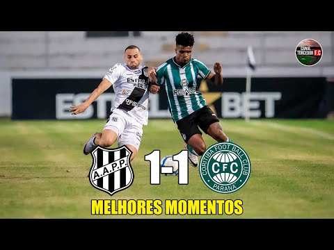 Ponte Preta 1 x 1 Coritiba - Melhores Momentos - COMPLETO - Brasileirão Série B 2024