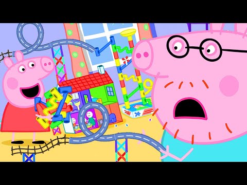 Peppa Pig Official Channel | Peppa Pig's Marble Run Mess