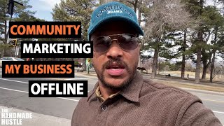 Community Marketing For My Embroidery Business Vlog #2. How I Get Customers Offline