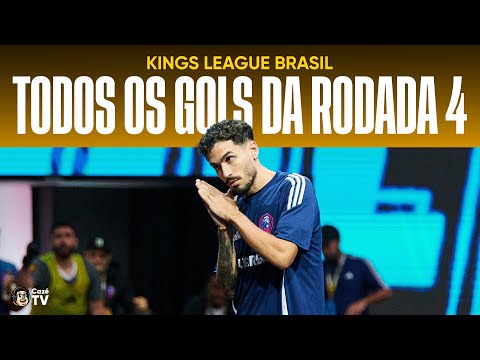 ALL GOALS FROM THE 4TH ROUND OF THE KINGS LEAGUE BRAZIL