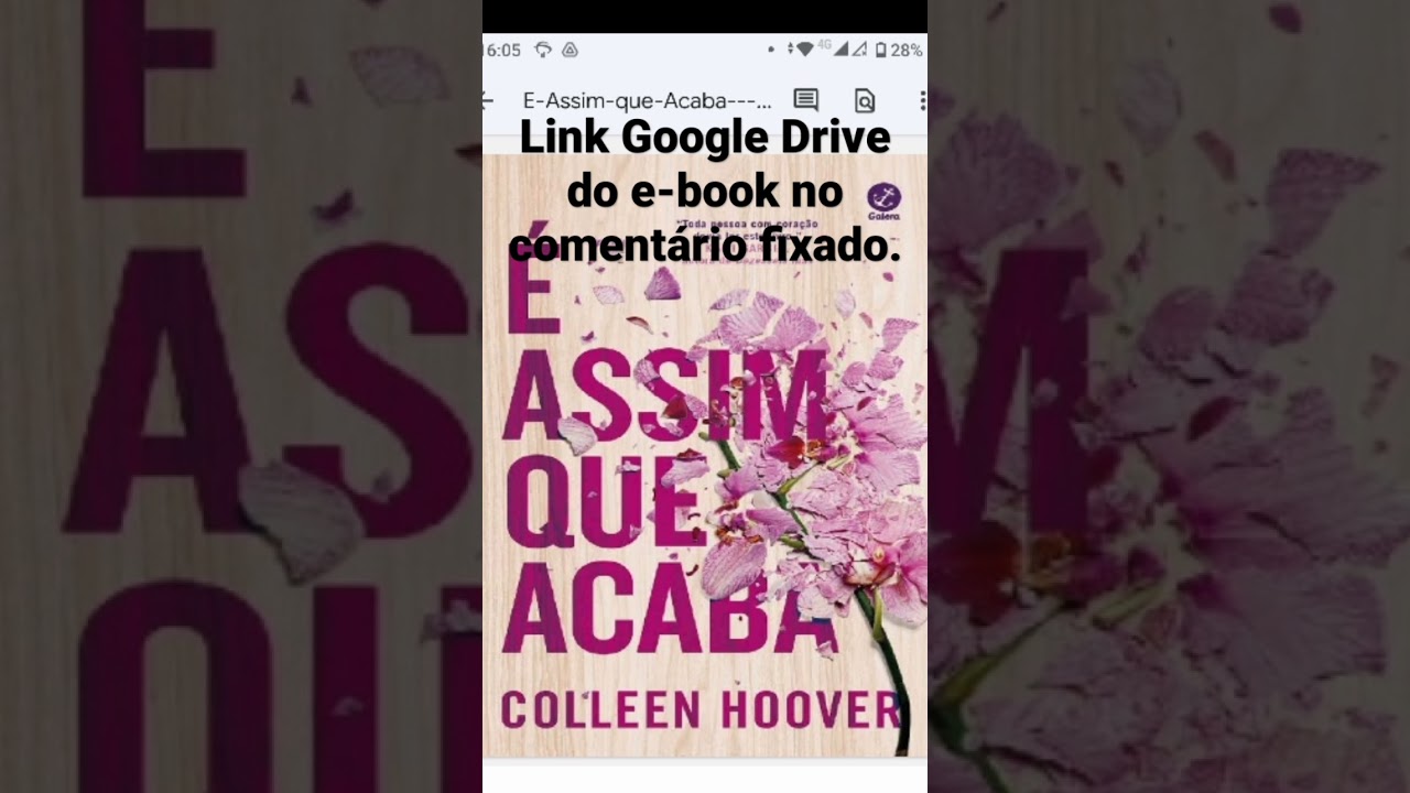 É assim que acaba grátis, e-book, PDF.