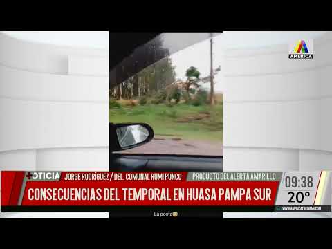 Consecuencias del temporal en Huasa Pampa Sur