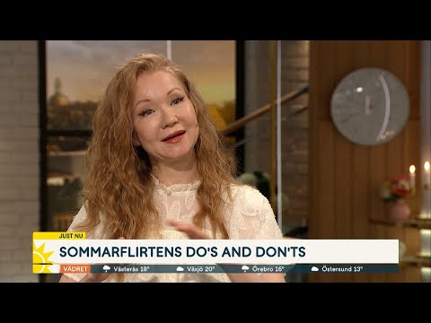 Dejtingexperten – så lyckas du med din sommarflirt  - Nyhetsmorgon (TV4)