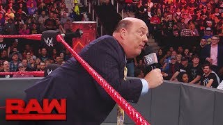 WWE fan interrupts Paul Heyman and Brock Lesnar to