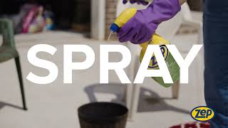 Zep Outdoor Foaming Cleaner & Brightener | Patio & Outdoor Furniture Cleaner