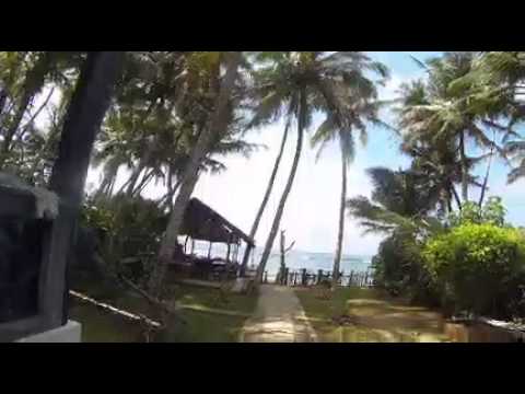 Praneeth guesthouse Mirissa inside from the Beach