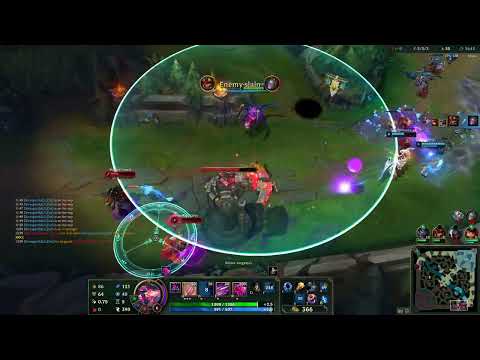 Cho'gath Annie vs Varus Rakan Bot D2 (W) 13.20 10/6/13