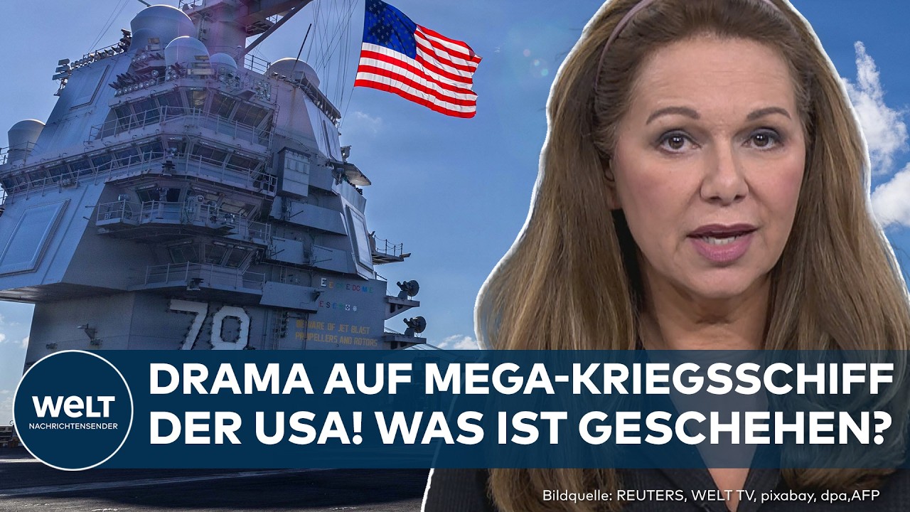 NOTFALL AUF USS GERALD R.: Was geschah auf dem Flugzeugträger? 600 Schlafplätze zerstört!