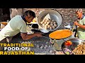 Rajasthan का Traditional खाना। देसी Ghee से बना Bhati dal bati । Jodhpur street Food I