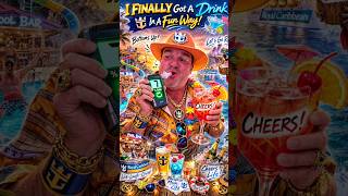 I FINALLY Got A Drink… The Fun Way! 🍹🚢😂 #royalcaribbean