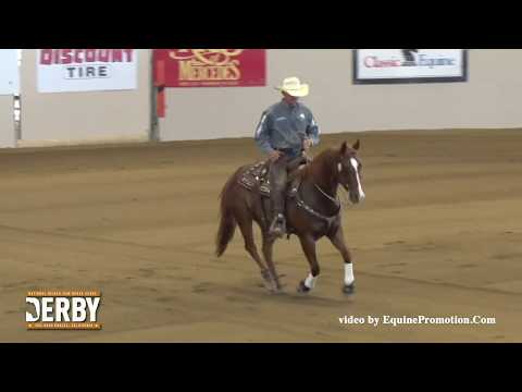 Smooth N Cash ridden by Jake D. Gorrell  - 2016 NRCHA Derby (Rein Work - Bridle Spec, Open)
