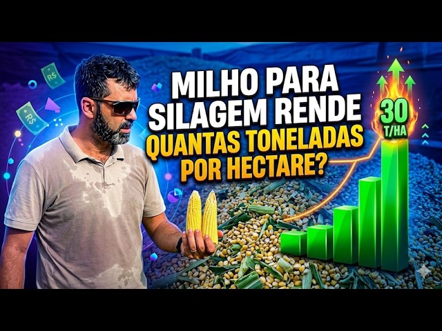 Milho para Silagem rende quantas toneladas por hectare?