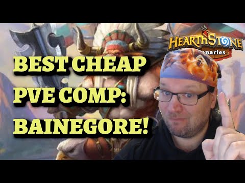 The BEST F2P BUDGET PVE COMP - BAINEGORE (Hearthstone Mercenaries)